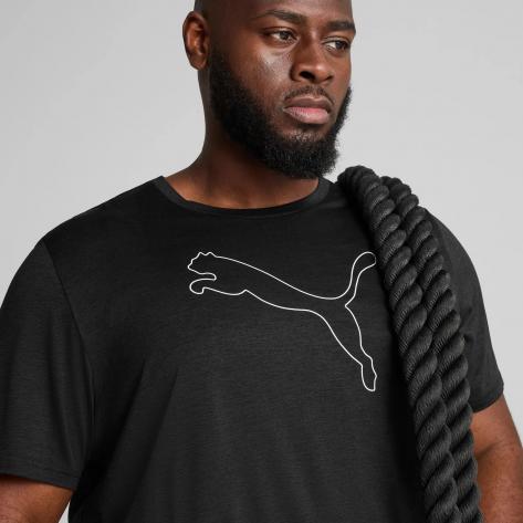 Puma Herren T-Shirt TAD ESSENTIAL HEATHER CAT TEE 525907 