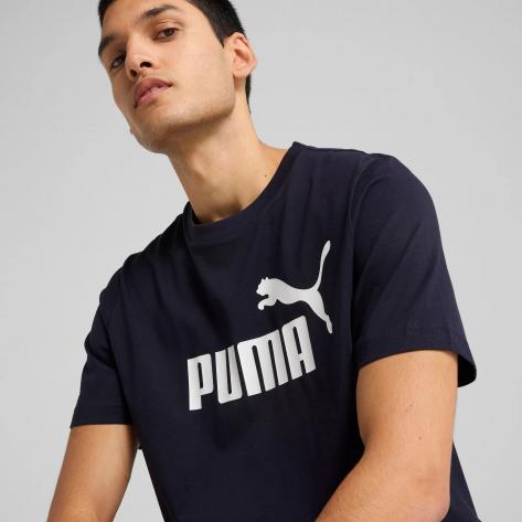 Puma Herren T-Shirt ESS No. 1 Logo Tee 682532-16 XXL New Navy | XXL