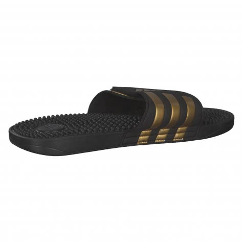 adidas Herren Badeschlappen ADISSAGE EG6517 51 Core Black/Gold Met./Core Black | 51