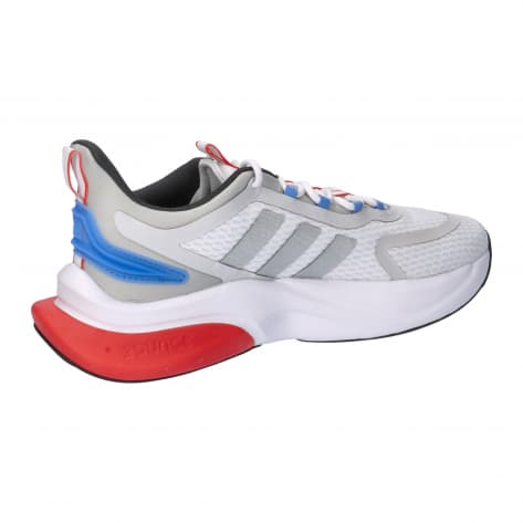 adidas Herren Laufschuhe AlphaBounce + HP6139 49 1/3 Ftwr White/Silver Met/Blue Fusion | 49 1/3