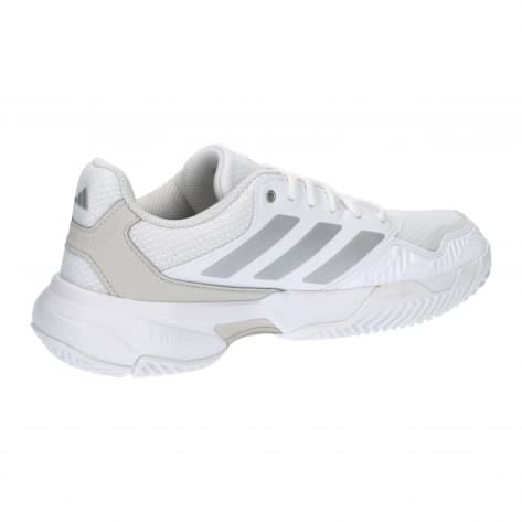 adidas Damen Tennisschuhe CourtJam Control 3 W ID2457 39 1/3 Ftwr White/Silver Met./Greone | 39 1/3
