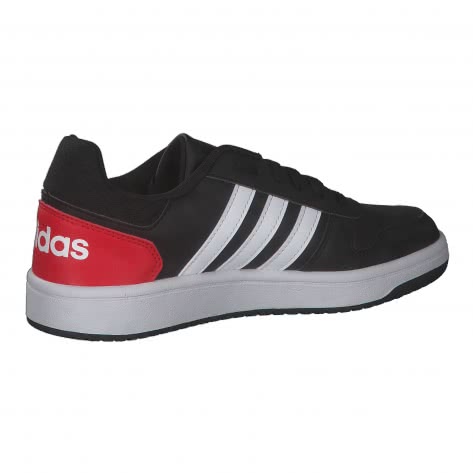 adidas Kinder Sneaker HOOPS 2.0 K FY7015 28 core black/ftwr white/vivid red | 28