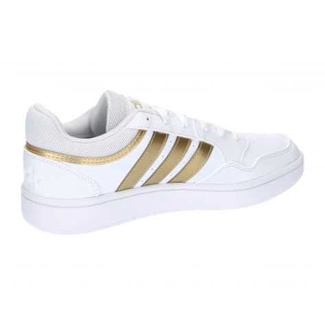 adidas Damen Sneaker HOOPS 3.0 HP7972 35 1/2 Ftwr White/Ftwr White/Gold | 35 1/2