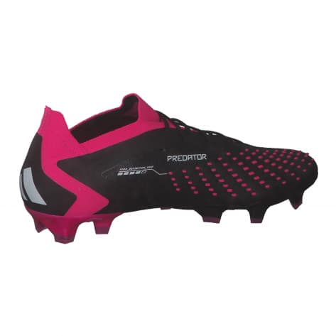 adidas Herren Fussballschuhe Predator Accuracy.1 L FG GW4577 43 1/3 Core Black/Ftwr White/Pink | 43 1/3