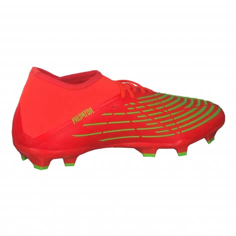 adidas Herren Fussballschuhe PREDATOR EDGE.2 FG GW1009 44 2/3 Sol Red/Sol Green/Core Blck | 44 2/3