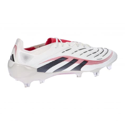 adidas Unisex Fussballschuhe PREDATOR ELITE FG ID3880 43 1/3 Off White/Core Black/Pure Ruby | 43 1/3