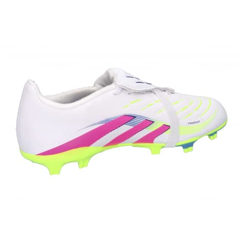 adidas Kinder Fussballschuhe PREDATOR LEAGUE FT FG J ID3831 38 2/3 Ftwr White/Lucid Pink/Lemon | 38 2/3