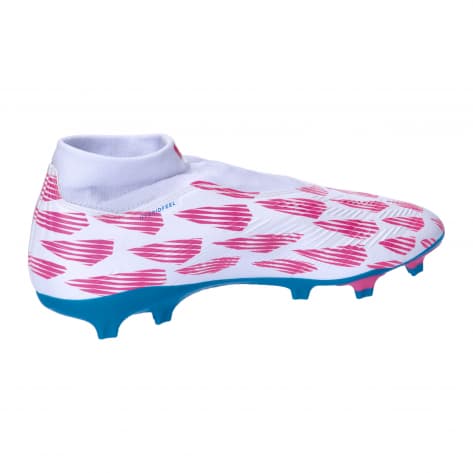 adidas Herren Fussballschuhe PREDATOR LEAGUE LL FG IF1465 43 1/3 Ftwr White/Solar Blue/Solar Pink | 43 1/3