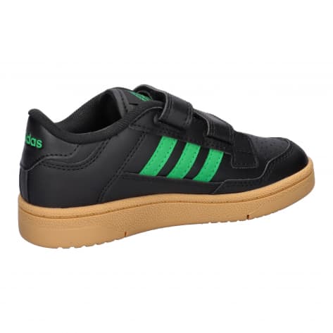 adidas Kinder Sneaker RAPID COURT CF C JS0637 33 Core Black/Green/Gum3 | 33