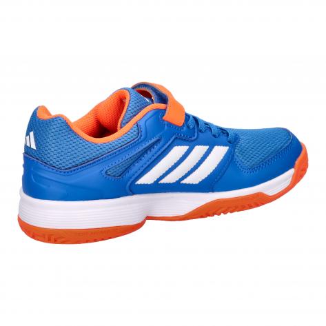 adidas Kinder Hallenschuhe Speedcourt K Klett JR1681 38 Bright Royal/Ftwr White/Orange | 38