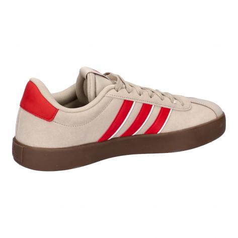 adidas Herren Sneaker VL COURT 3.0 JR8644 45 1/3 Wonder Beige/Scarlet/White | 45 1/3