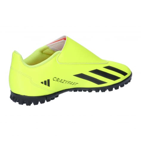 adidas Kinder Fussballschuhe X CRAZYFAST CLUB VEL TF J IF0713 38 2/3 Team Solar Yellow/Core Black | 38 2/3