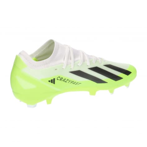 adidas Herren Fussballschuhe X CRAZYFAST.3 FG HQ4534 44 2/3 Ftwr White/Core Black/Lucid Lime | 44 2/3