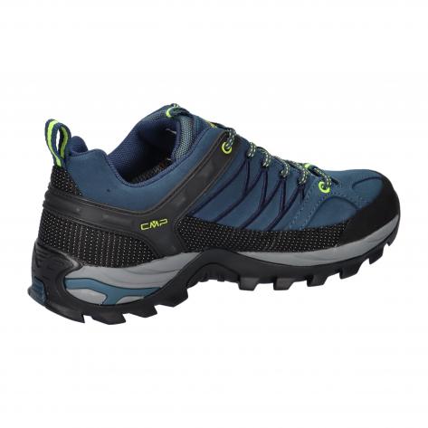 CMP Herren Trekking Schuhe Rigel LOW 3Q13247-08MF 39 Blue Ink-Yellow Fluo | 39