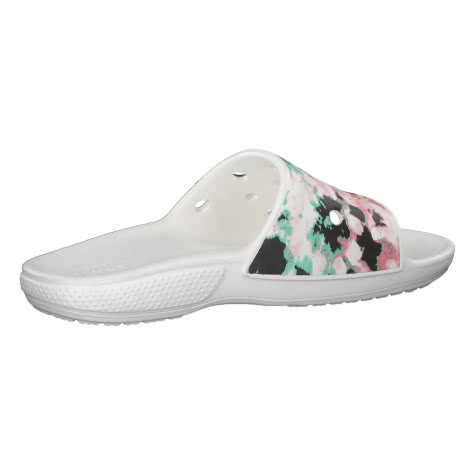 Crocs Damen Badeschlappen Classic Crocs Tie-Dye Mania Slide 206481 