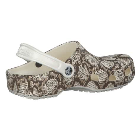 Crocs Damen Schuhe Classic Snake Print Clog 206480 