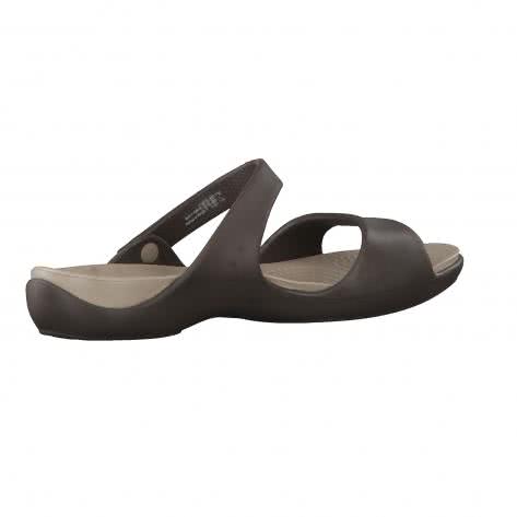 Crocs Damen Sandale Cleo V 204268-23D 33-34 Espresso/Mushroom | 33-34