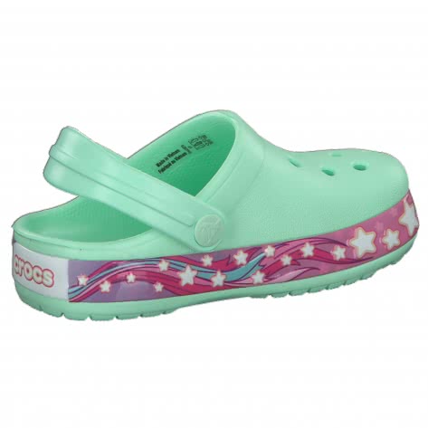 Crocs Mädchen Schuhe Fun Lab Unicorn Band Clog 206270-3TI 19-20 Neo Mint | 19-20