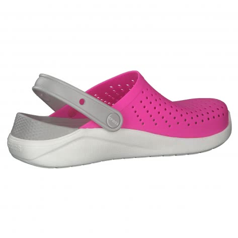 Crocs Kinder Schuhe LiteRide Clog K 205964-6QR 29-30 Electric Pink/White | 29-30