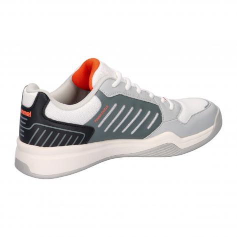Hummel Unisex Handballschuhe ALL COURT 228237-9031 46.5 White/Black/Red | 46.5