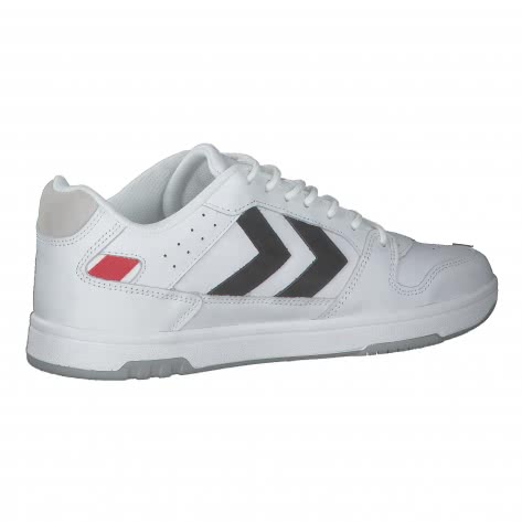 Hummel Unisex Sneaker Power Play Leather 215015-9034 45 White/Black/Grey | 45