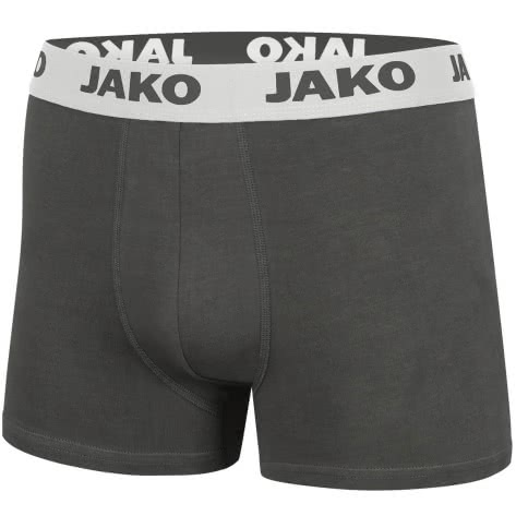 Jako Herren Boxershorts 6er Pack D6201-08 M Schwarz/Grau/Blau | M