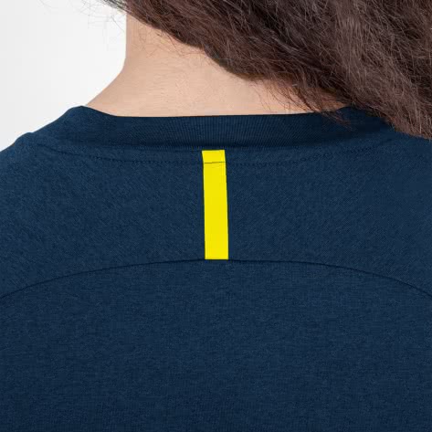 Jako Damen T-Shirt Challenge 6121-512 44 Marine Meliert/Neongelb | 44