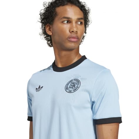 adidas Herren Trikot DFB 125 JSY JY1315 L Clear Blue/Black | L