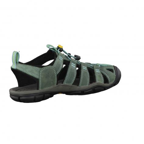 Keen Damen Sandale Clearwater CNX Leder 1014371 38.5 MINERAL BLUE/YELLOW | 38.5