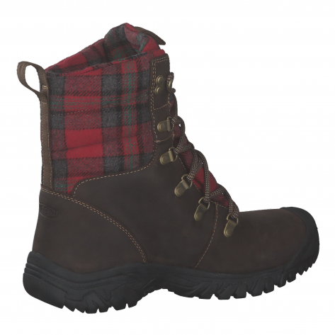 Keen Damen Wanderstiefel GRETA BOOT WP W 1026597 39.5 Dark Brown/Red Plaid | 39.5