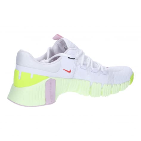 Nike Damen Trainingsschuhe Free Metcon 5 DV3950-104 40.5 White/Bright Crimson | 40.5