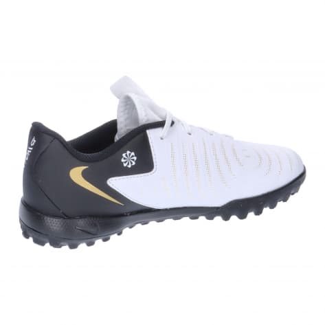 Nike Kinder Fußballschuhe Jr Phantom GX II Academy TF FJ2608-100 35 1/2 White/Black-MTLC Gold | 35 1/2