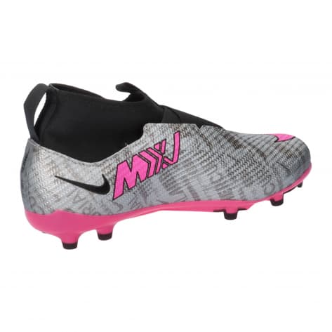 Nike Kinder Fussballschuhe Jr Zoom Mercurial Superfly 9 Pro XXV FG FJ2034-060 38.5 Met Silver/Pink-Black-Volt | 38.5