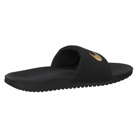 Nike Kinder Badeschlappen Kawa Slide (GS/PS) 819352-003 37.5 Black/Metallic Gold | 37.5