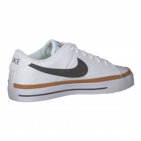 Nike Damen Sneaker Court Legacy Next Nature DH3161-100 39 White/Blk-Desert Ochre-Team Oran. | 39