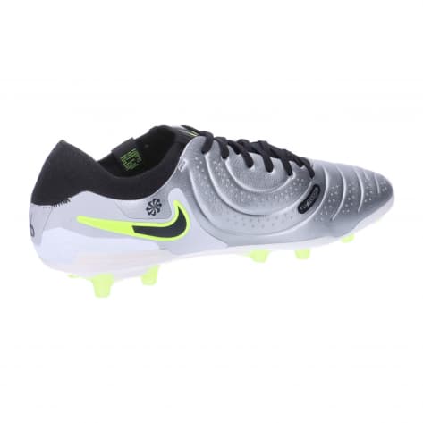 Nike Herren Fussballschuhe Tiempo Legend 10 Pro AG DV4334-001 44.5 Metallic Silver/Black-Volt | 44.5