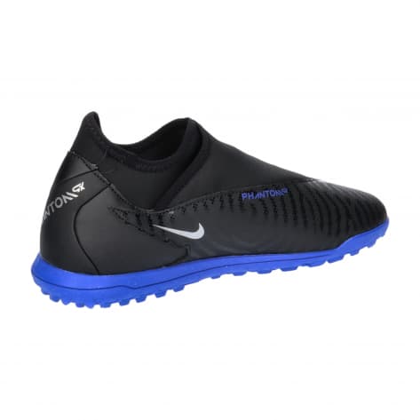 Nike Herren Fussballschuhe Phantom GX Club DF TF DD9487-040 39 Black/Chrome-Hyper Royal | 39