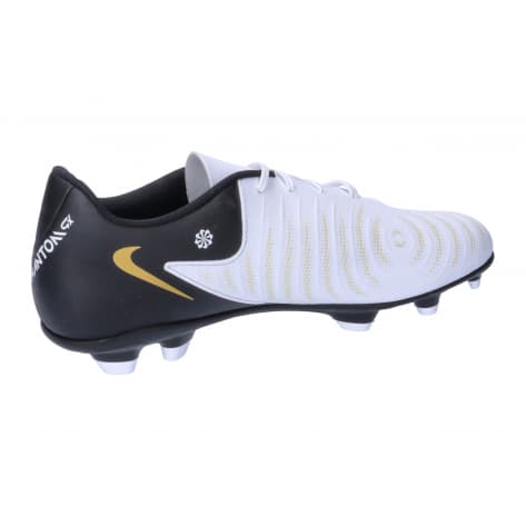 Nike Herren Fussballschuhe Phantom II GX Club FG/MG FJ2557-100 45 White/Blck-Mtlc Gold Coin | 45
