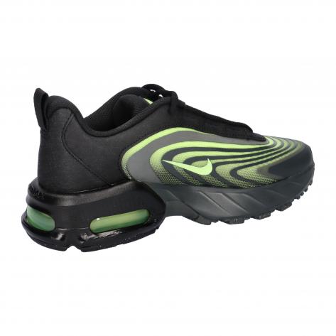 Nike Kinder Sneaker AIR MAX FIRE (GS) IF2622-007 38.5 Black/Liquid Lime-Iron Grey | 38.5
