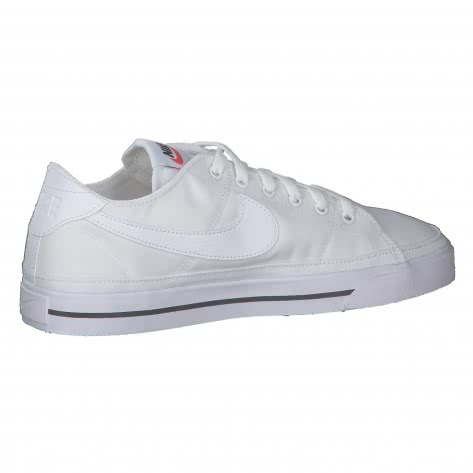 Nike Herren Sneaker Court Legacy Canvas CW6539-100 46 White/White-Black | 46