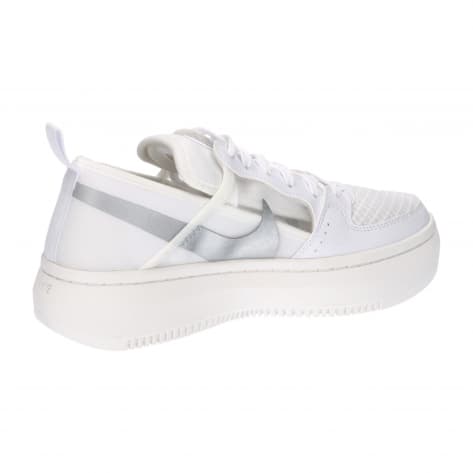Nike Damen Sneaker Court Vision Alta CW6536-102 40.5 White/Metallic Silver-Sail | 40.5