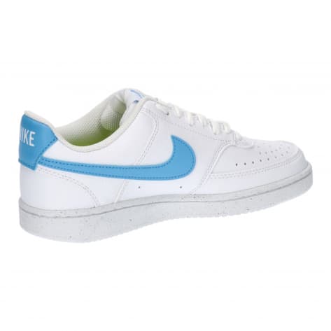 Nike Damen Sneaker Court Vision Low Next Nature DH3158-107 40.5 White/University Blue | 40.5