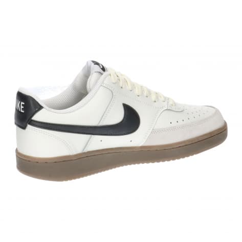 Nike Herren Sneaker Court Vision Low FQ8075-133 42 Sail/Black-Lt Orewood Brn-White | 42