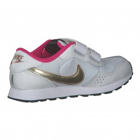 Nike Kinder Sneaker MD Valiant (PSV) CN8559-105 27.5 White/Mtlc Pewter-Summit White-Black | 27.5