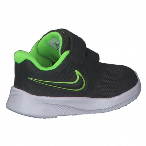 Nike Kinder Laufschuhe Star Runner 2  AT1803-004 18.5 Anthracite/Electric Green-White | 18.5