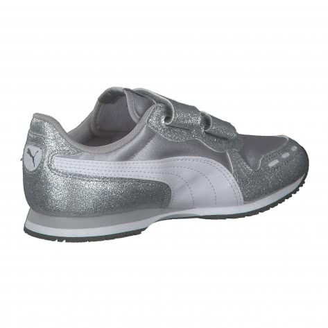 Puma Kinder Sneaker Cabana Racer Glitz V PS 370985-01 28 Puma Silver-Puma White | 28