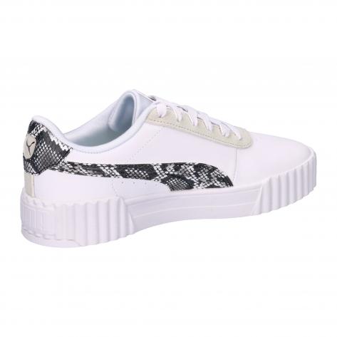 Puma Damen Sneaker Carina 3.0 Snake Chic 400723-01 39 Puma White-Vapor Gray-Puma Aged Silver | 39