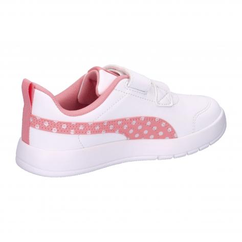 Puma Mädchen Sneaker Courtflex V3 Dotty V PS 398758 