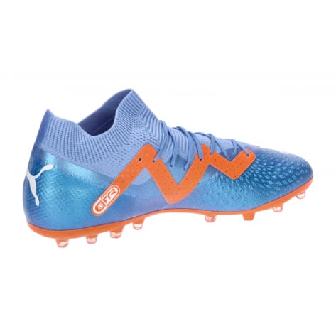 Puma Unisex Fußballschuhe Future Pro MG 107173-01 46.5 Blue Glimmer-Puma White-Ultra Orange | 46.5