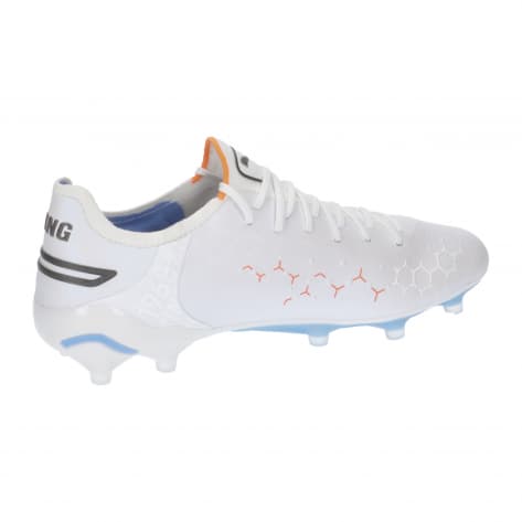 Puma Herren Fussballschuhe King Ultimate FG/AG 107097-01 40.5 Puma White-Black-Blue Glimmer-Orange | 40.5